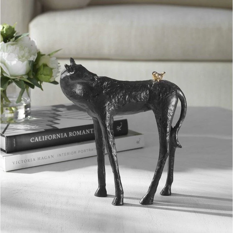 Uttermost Hello Friend Cast Iron Horse Sculpture - Image 2