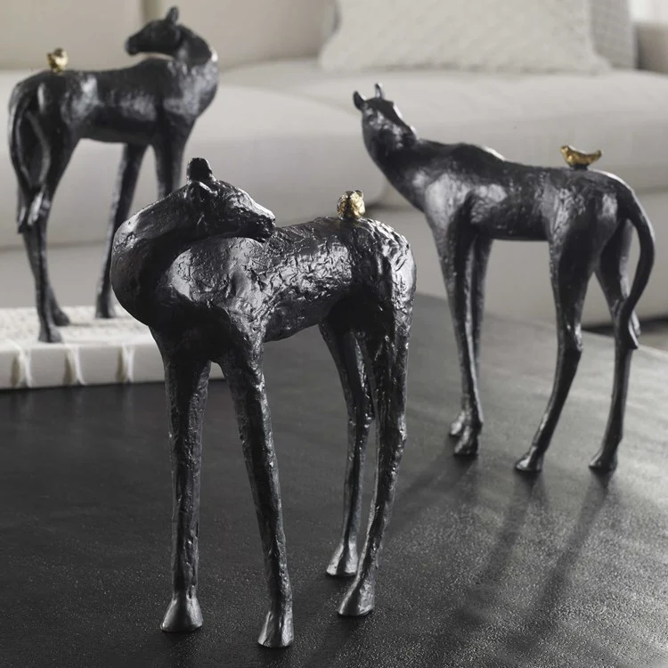 Uttermost Hello Friend Cast Iron Horse Sculpture - Image 6