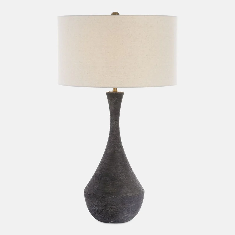 Uttermost Heston Dark Charcoal Table Lamp - Image 3