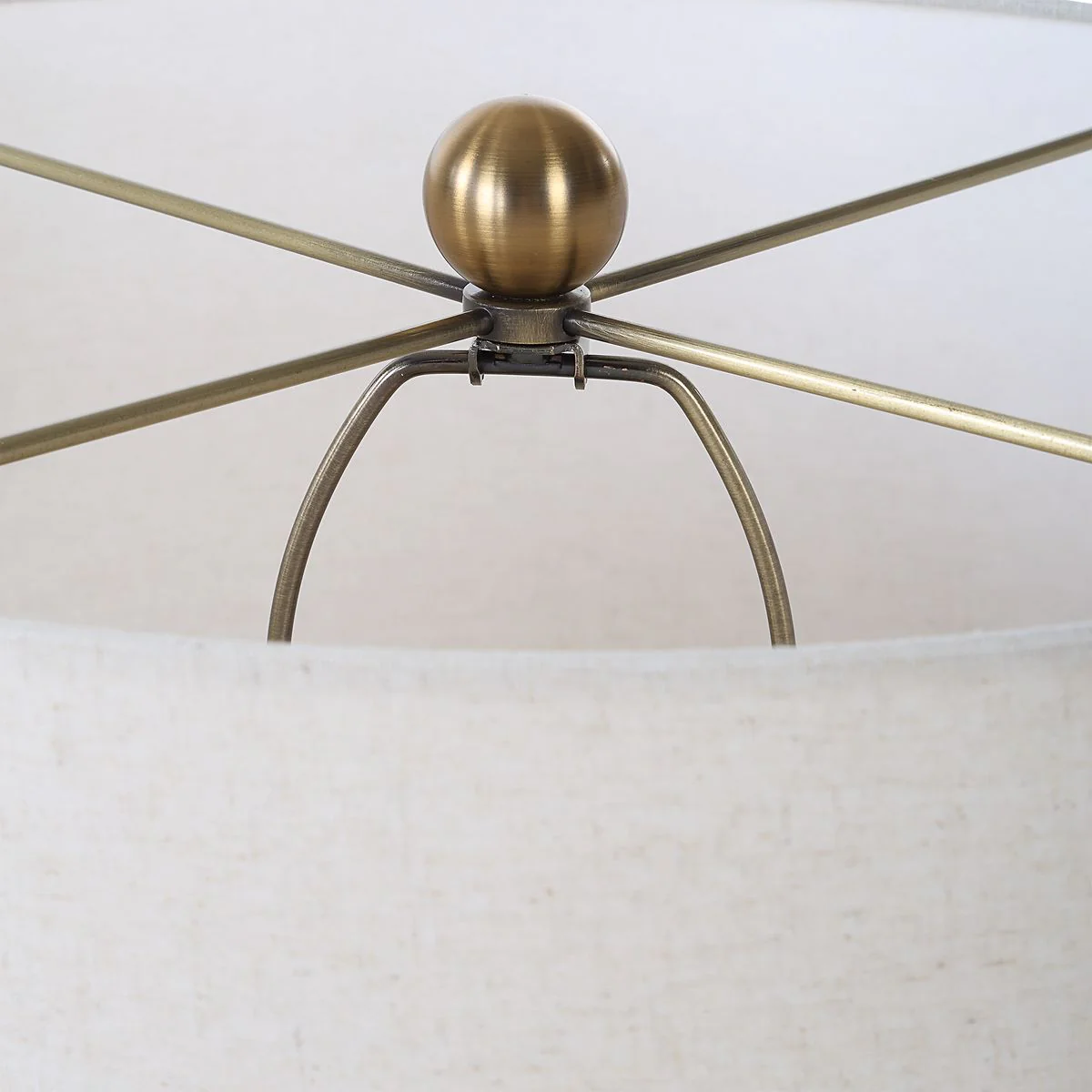 Uttermost Heston Dark Charcoal Table Lamp - Image 6
