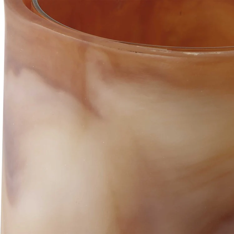 Uttermost Iced Mocha Caramel, Brown and Creamy Swirls Vase - Image 4