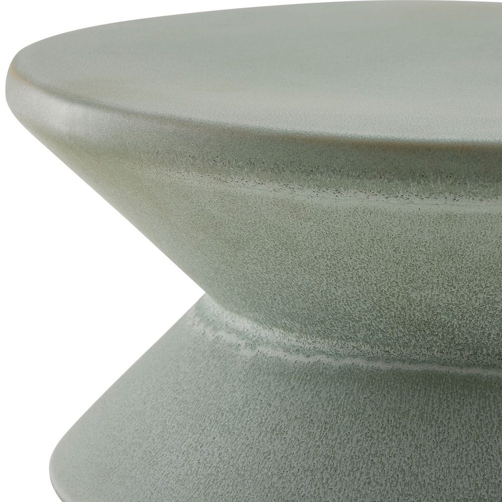 Uttermost Imogene Seafoam Glaze Garden Stool - Image 3