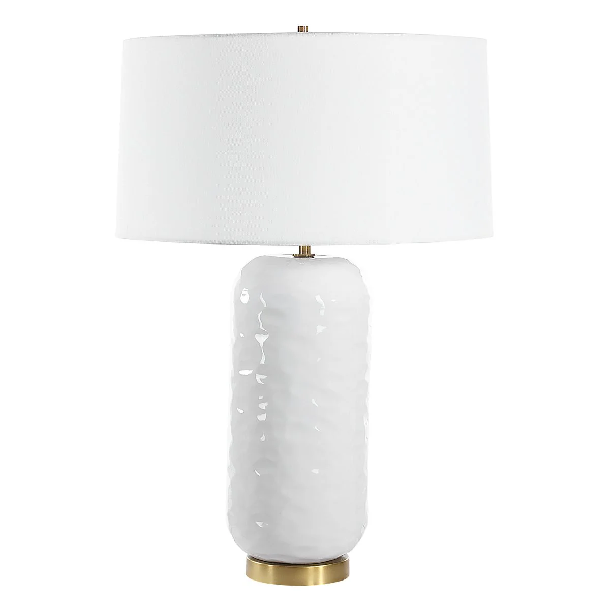 Uttermost Iona White Glaze Table Lamp - Image 3