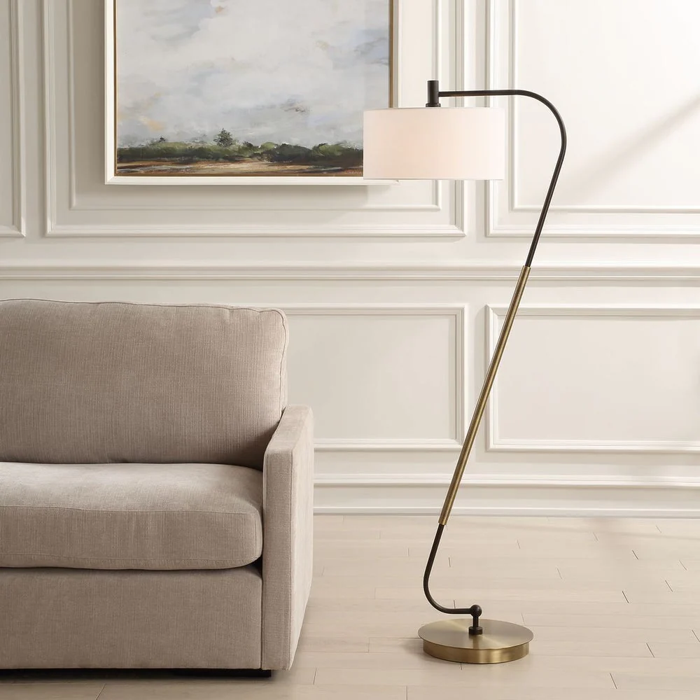 Uttermost Irwin Dark Bronze Floor Lamp