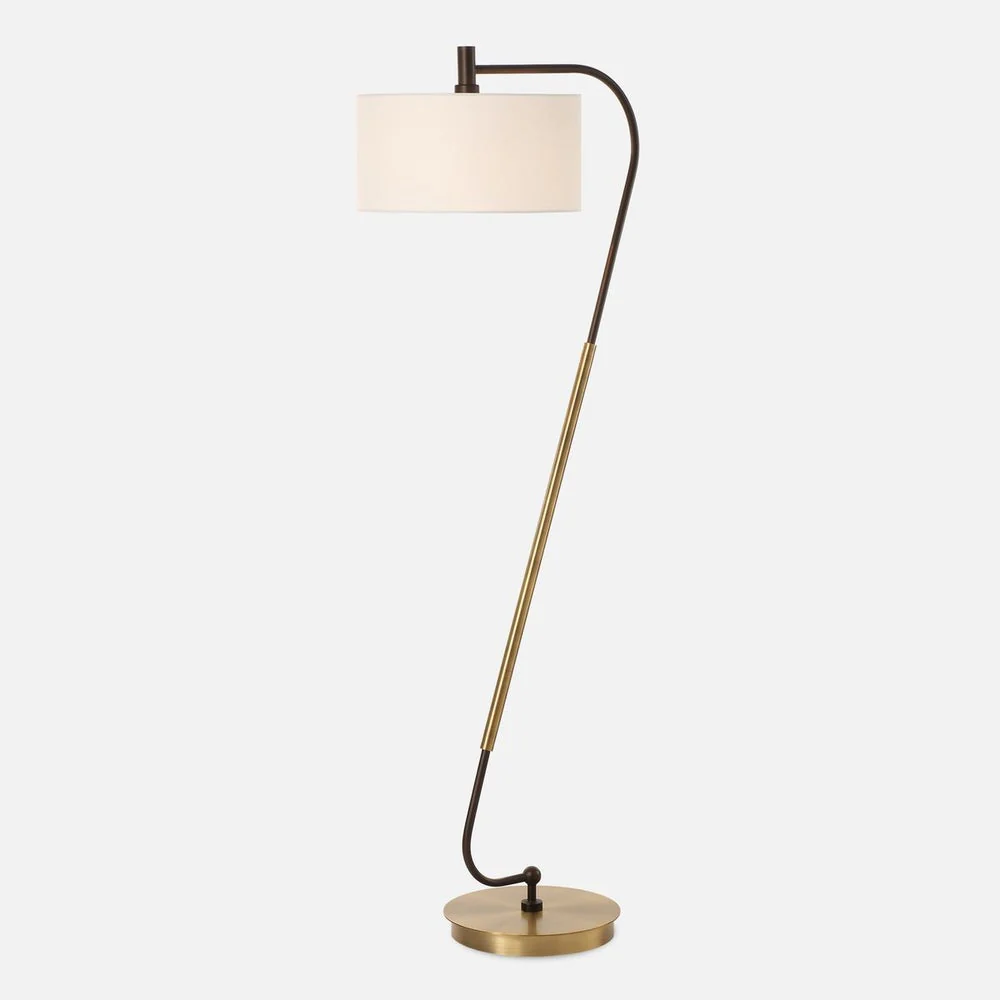 Uttermost Irwin Dark Bronze Floor Lamp - Image 4