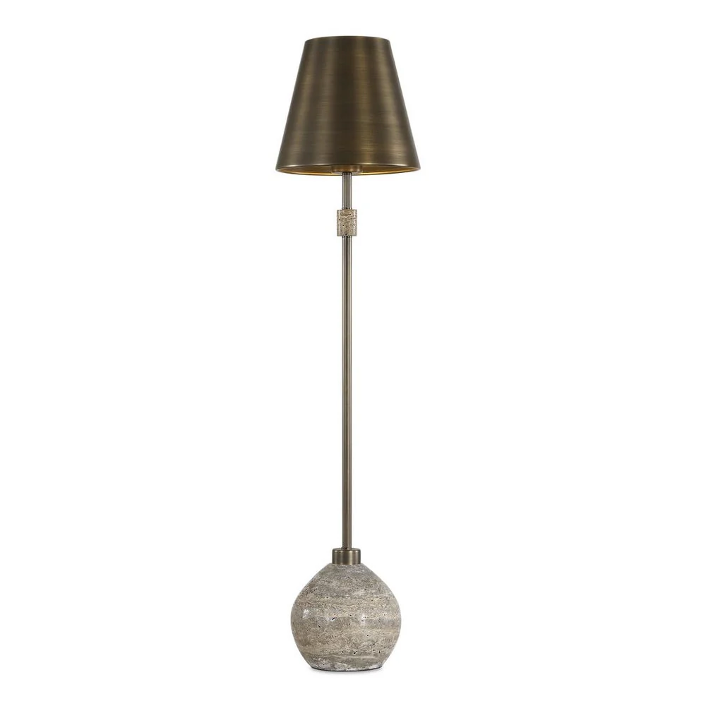 Uttermost Jaycee Natural Travertine Base Buffet Lamp - Image 2