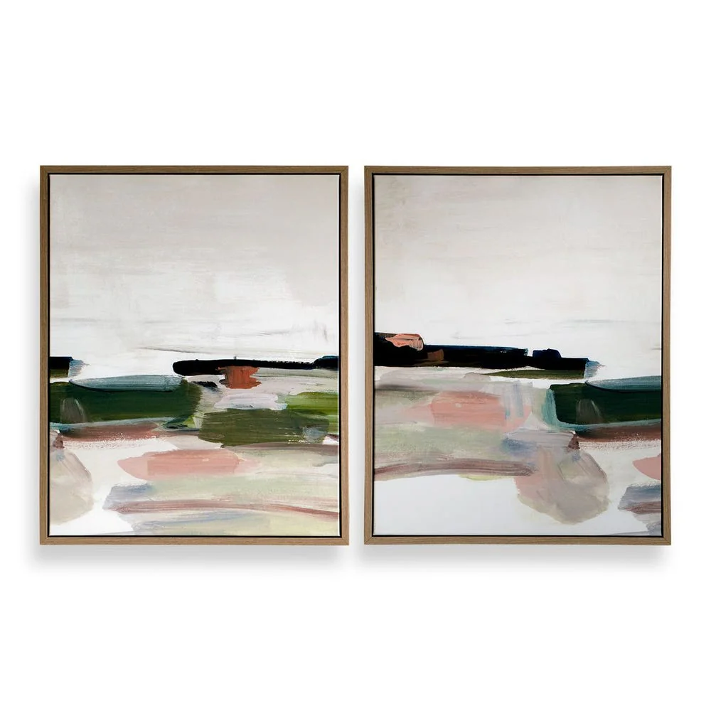 Uttermost Just Peaking Framed Canvases ~ Set Of 2 - Image 2