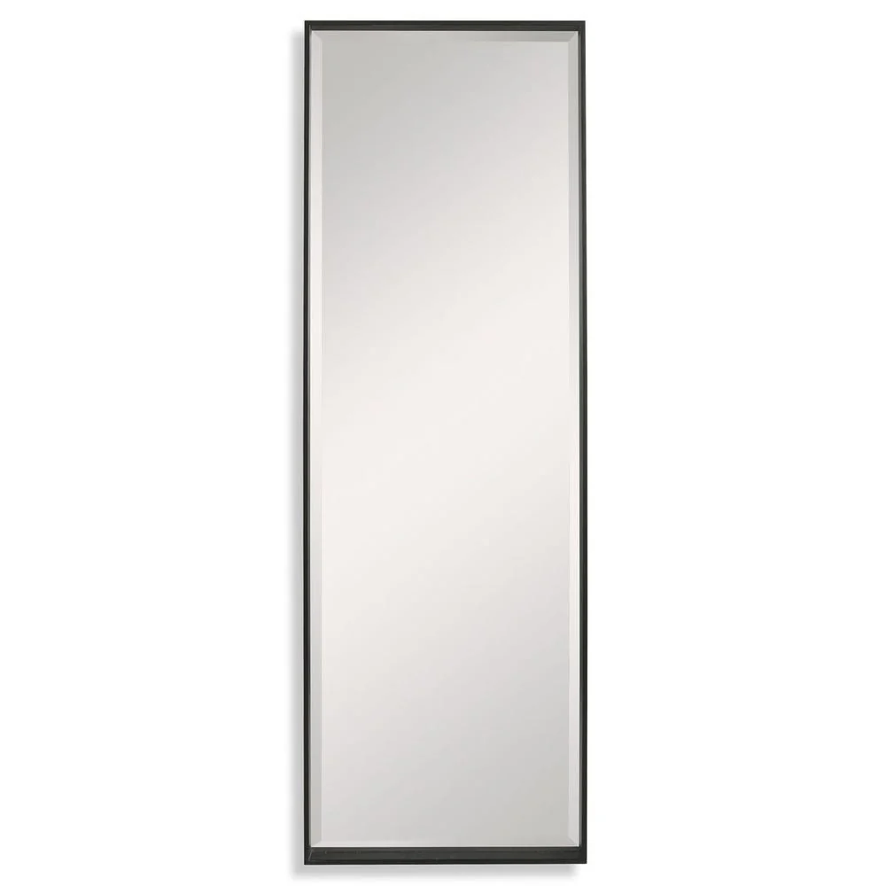 Uttermost Kahn Matte Black Iron Framed Oversized Mirror - Image 4