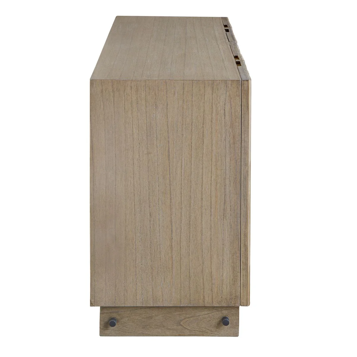 Uttermost Kellem Natural Wood Finish 4 Door Fluted Cabinet - Image 4