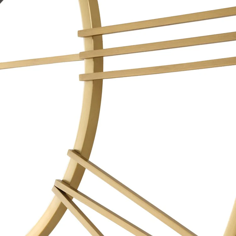 Uttermost Keyann Brushed Brass Wall Clock - Image 4