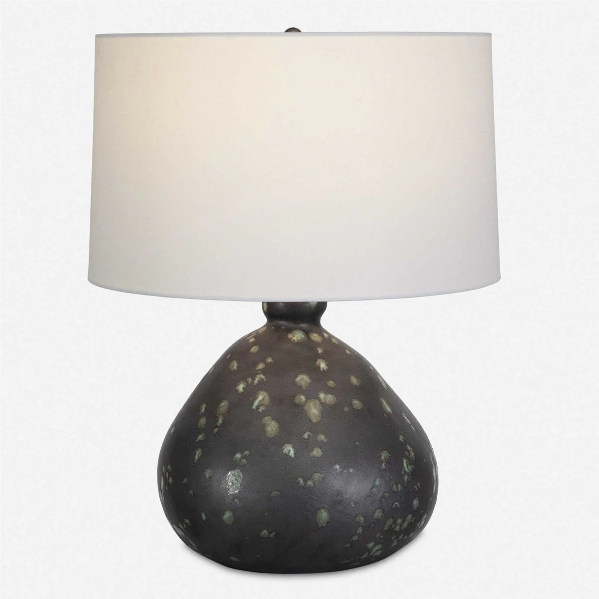 Uttermost Killarney Table Lamp With White Linen Shade - Image 3