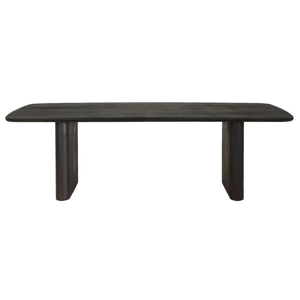 Uttermost Kirin Modern Sleek Black Dining Table - Image 3