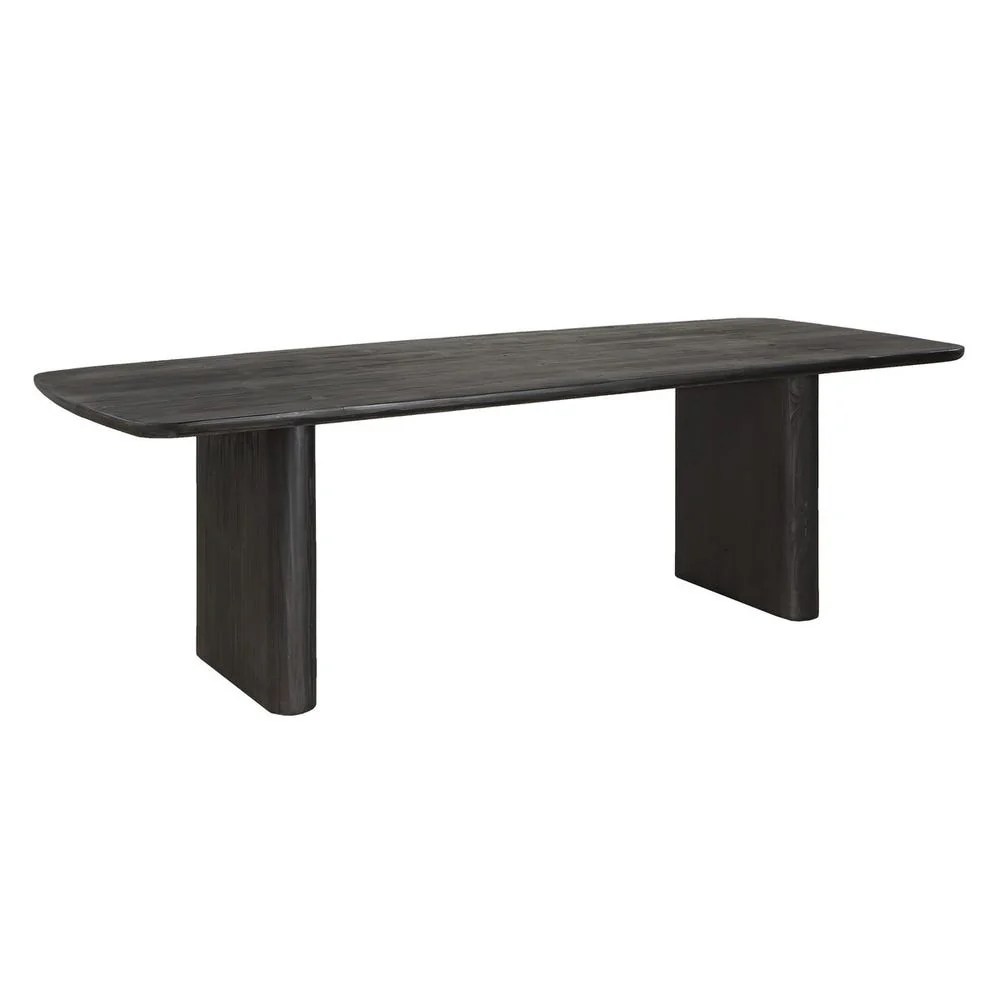 Uttermost Kirin Modern Sleek Black Dining Table - Image 4