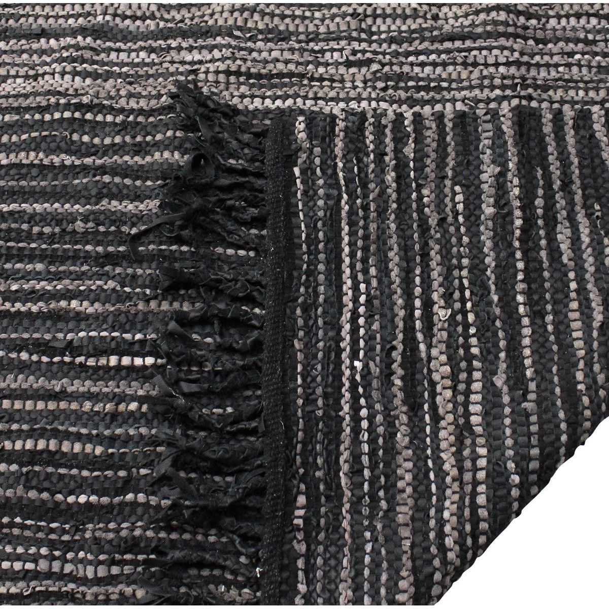 Uttermost Kirvin Hand Woven Taupe and Rustic Charcoal Rug ~ 6' x 9' - Image 4