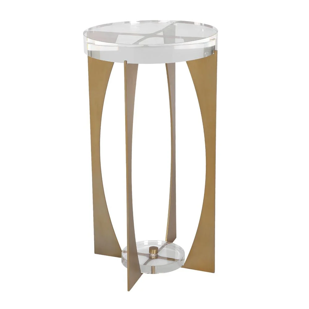 Uttermost Kolkata Crystal Tabletop Accent Table - Image 4