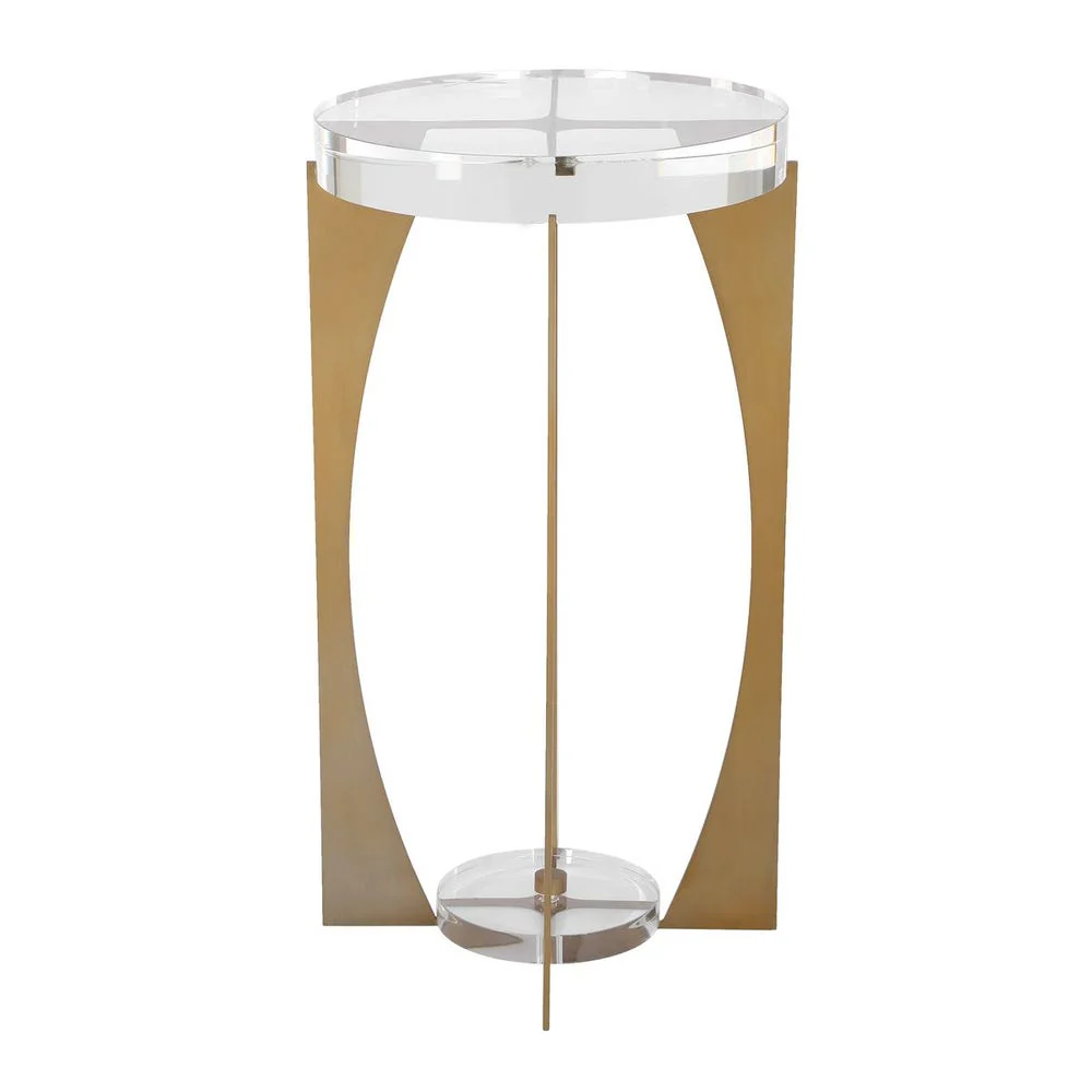 Uttermost Kolkata Crystal Tabletop Accent Table - Image 5