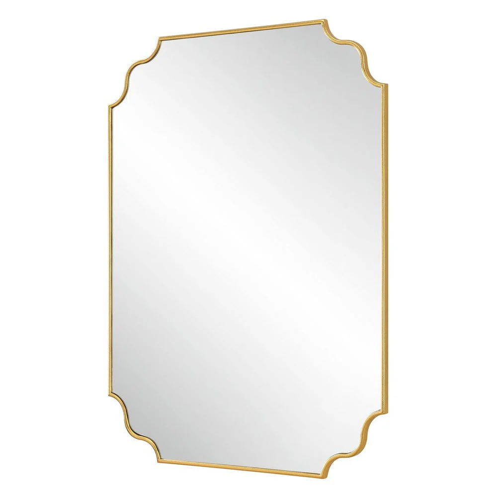 Uttermost Lennyn Antique Gold Leaf Traditional Mirror - Image 6