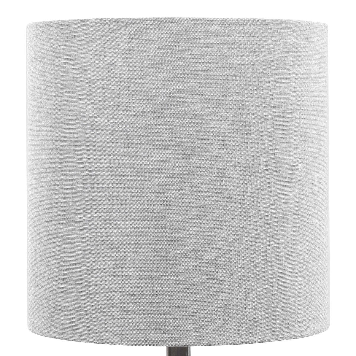 Uttermost Lenta Off-White Ceramic Accent Lamp With Oatmeal Linen Shade - Image 4