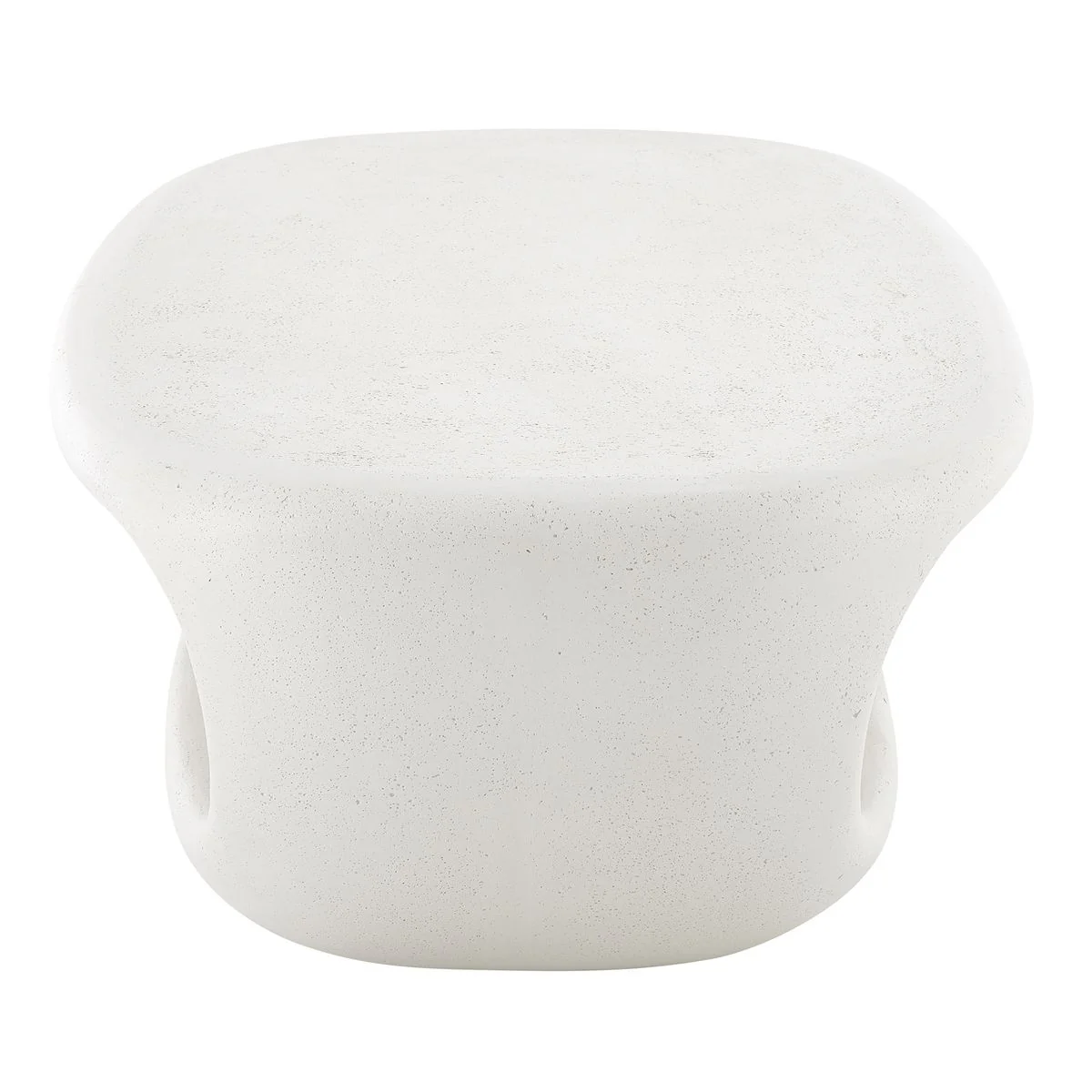 Uttermost Leyton Warm White Concrete Coffee Table ~ Indoor And Outdoor Use - Image 4