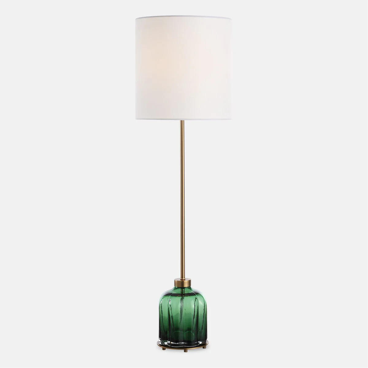 Uttermost Lois Emerald Glass Buffet Lamp - Image 3