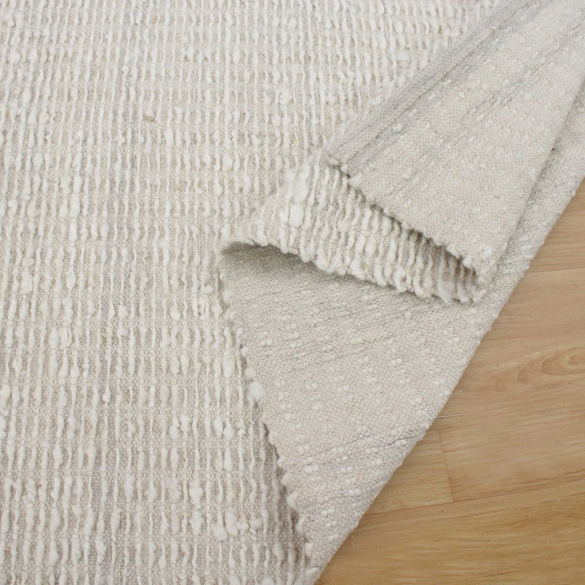Uttermost Lovelle Hand Woven Ivory Wool Rug ~ 6' x 9' - Image 4