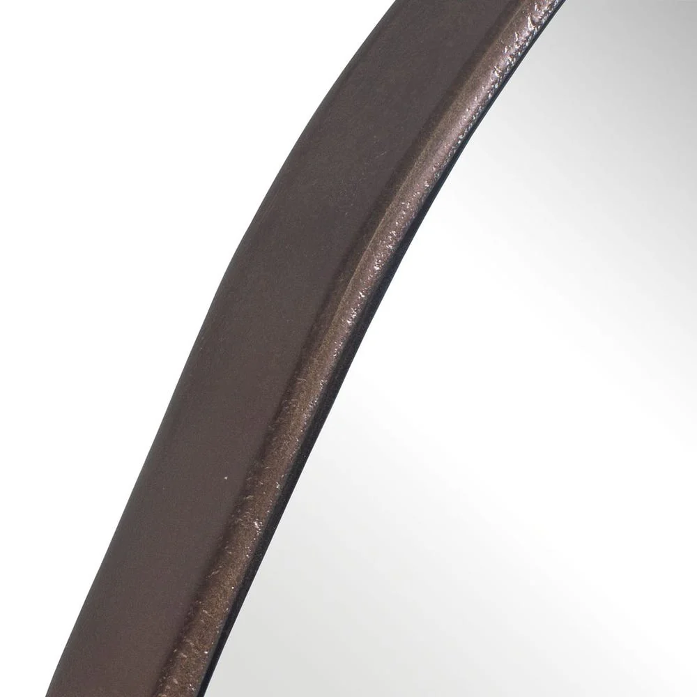 Uttermost Lowen Dark Bronze Round Mirror - Image 3