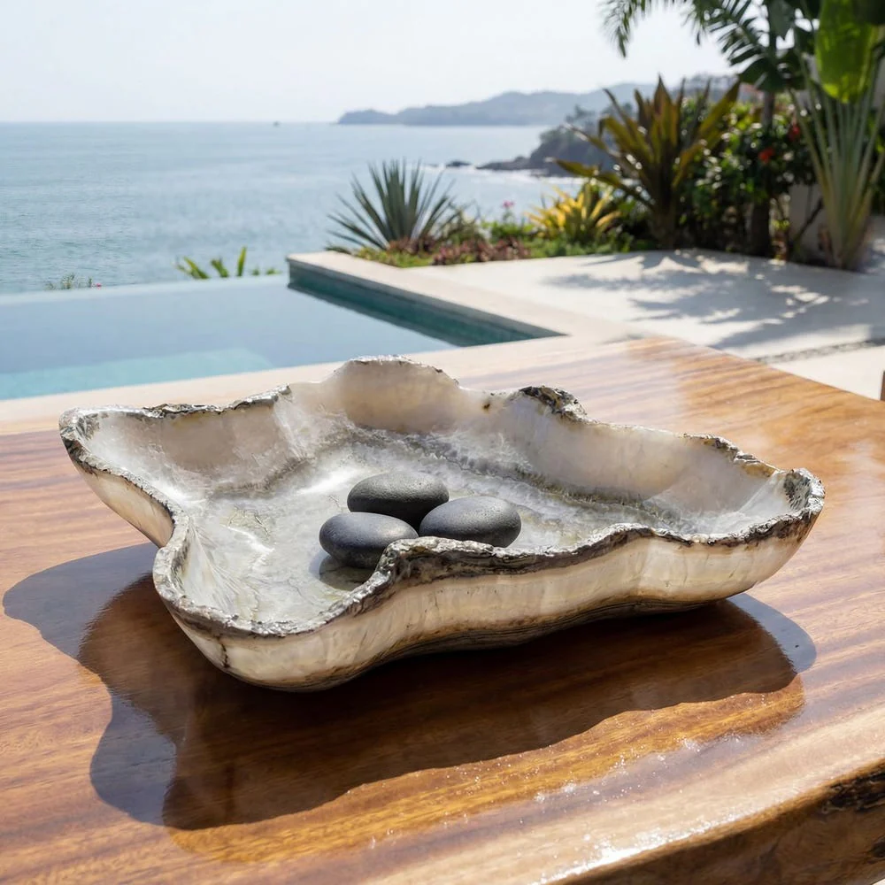 Uttermost Lunara Decorative Bowl ~ Indoor & Outdoor Use