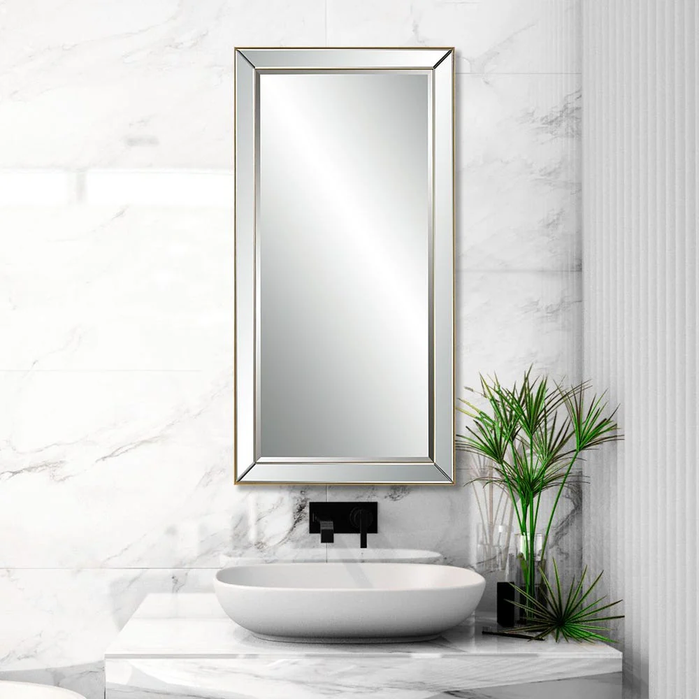 Uttermost Lytton Slim Gold Frame Mirror - Image 2