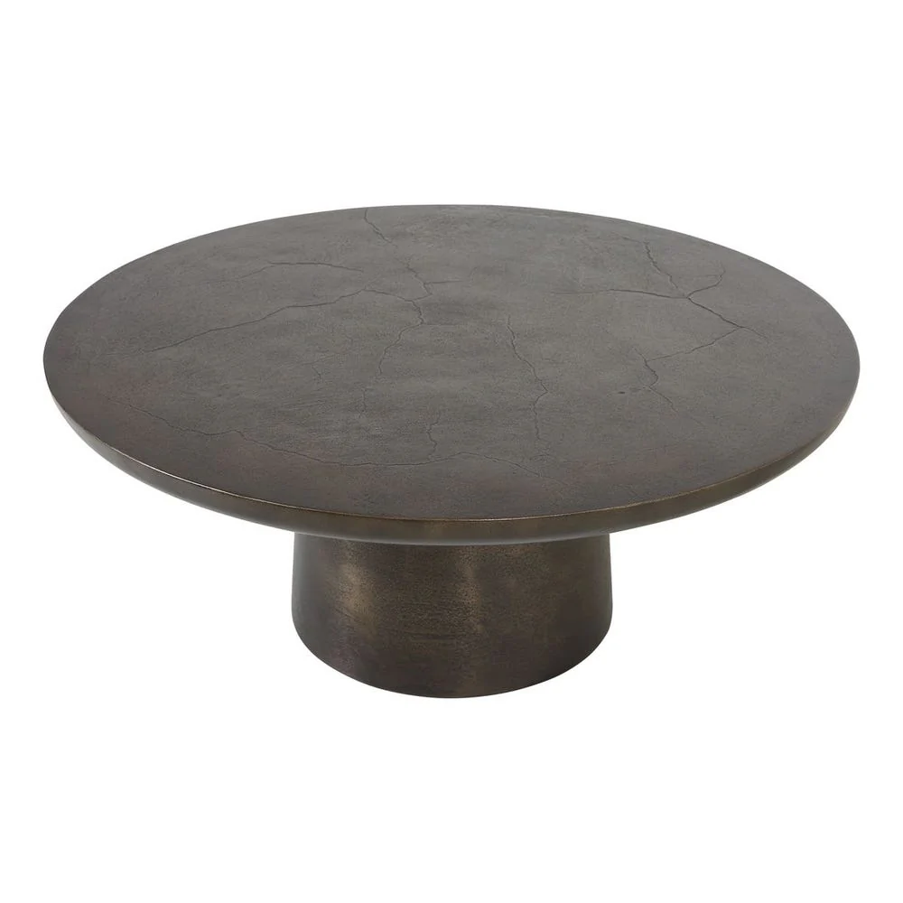 Uttermost Madrone Golden Dark Bronze Coffee Table ~ Indoor & Outdoor Use - Image 3