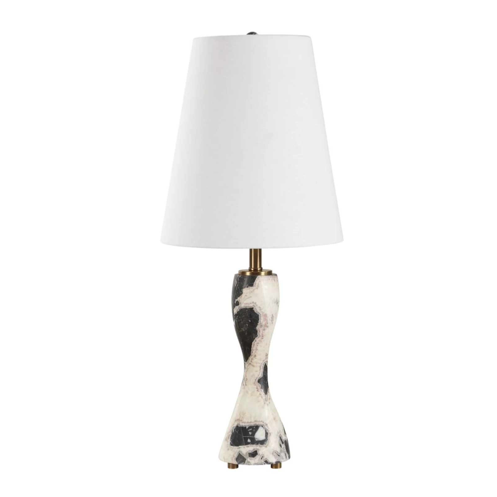 Uttermost Marcela Black And White Marble Buffet Lamp - Image 5