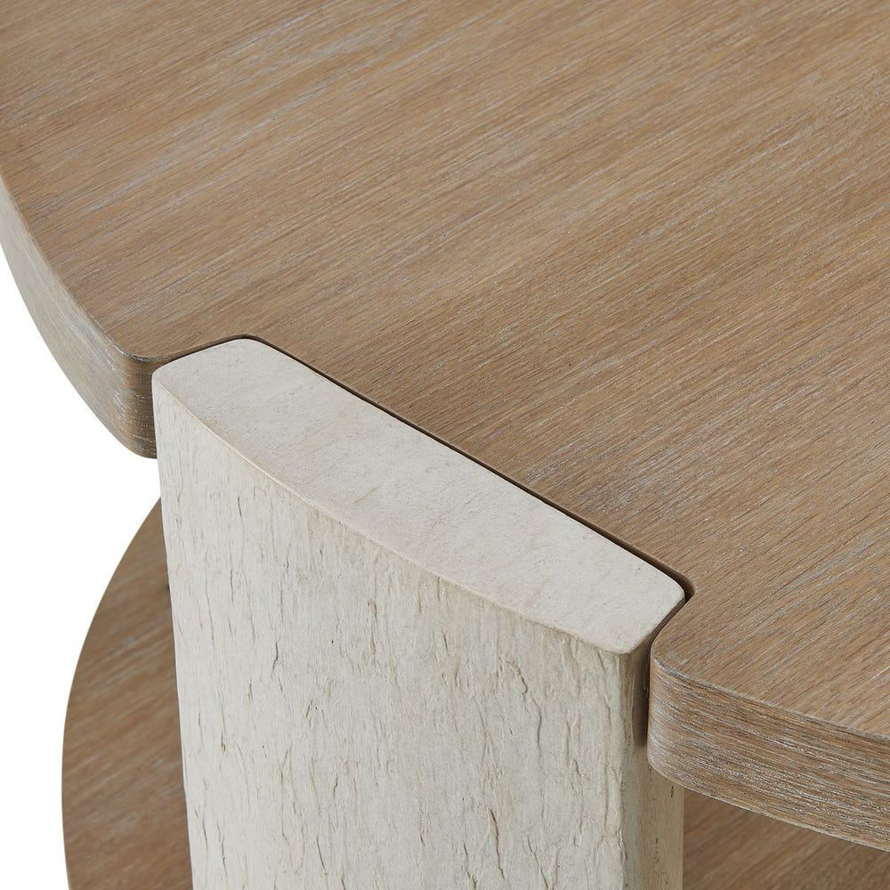 Uttermost Maulet Neutral Wood Toned Coffee Table - Image 3