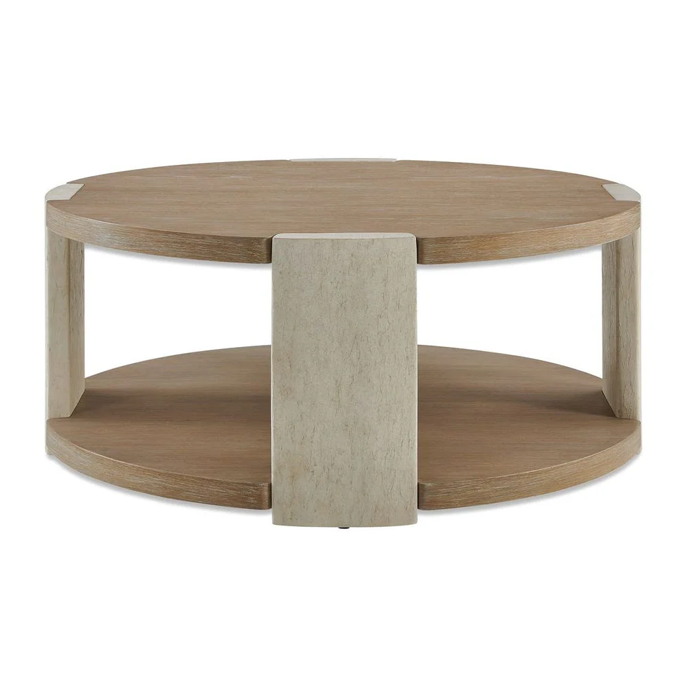 Uttermost Maulet Neutral Wood Toned Coffee Table - Image 4