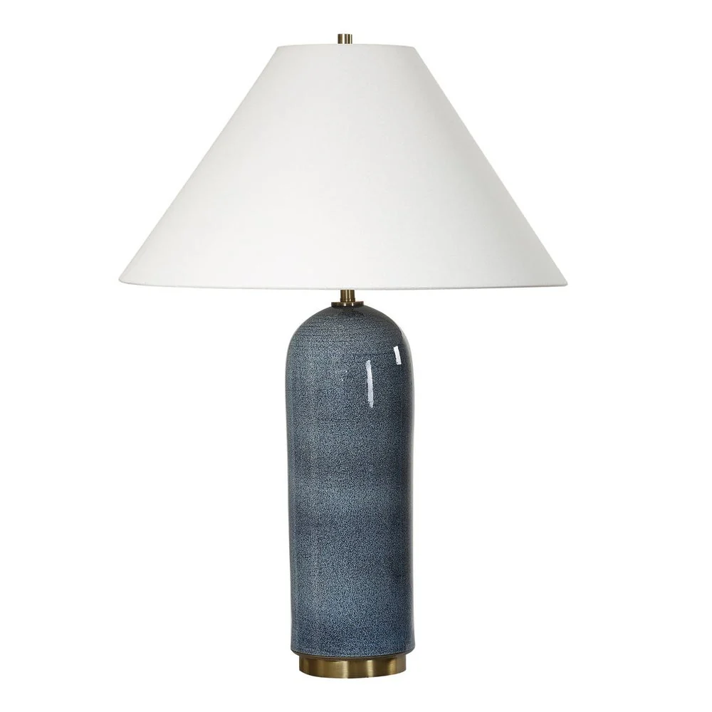 Uttermost Mayetta Hand Crafted Deep Blue Table Lamp - Image 4