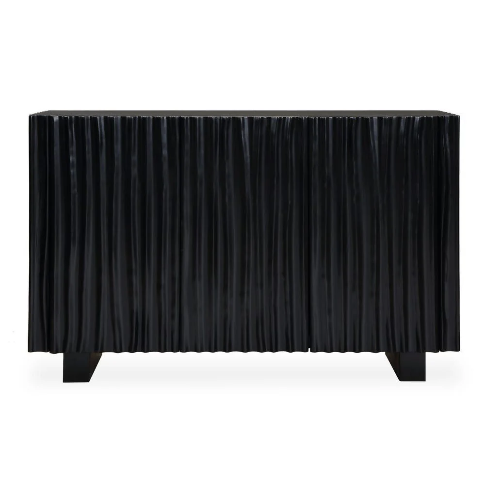 Uttermost Mercado Hand- Carved Three- Door Cabinet - Image 4