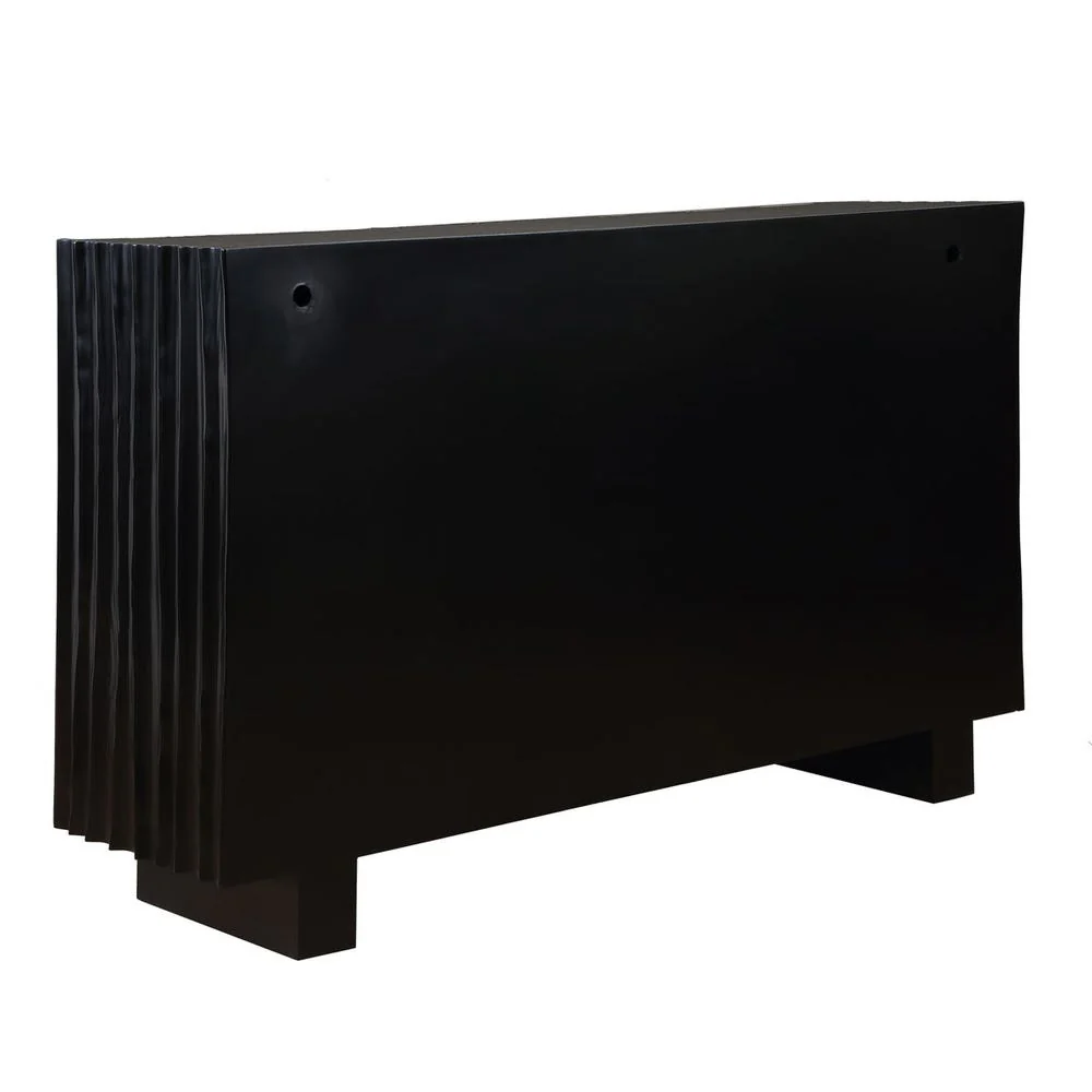Uttermost Mercado Hand- Carved Three- Door Cabinet - Image 8