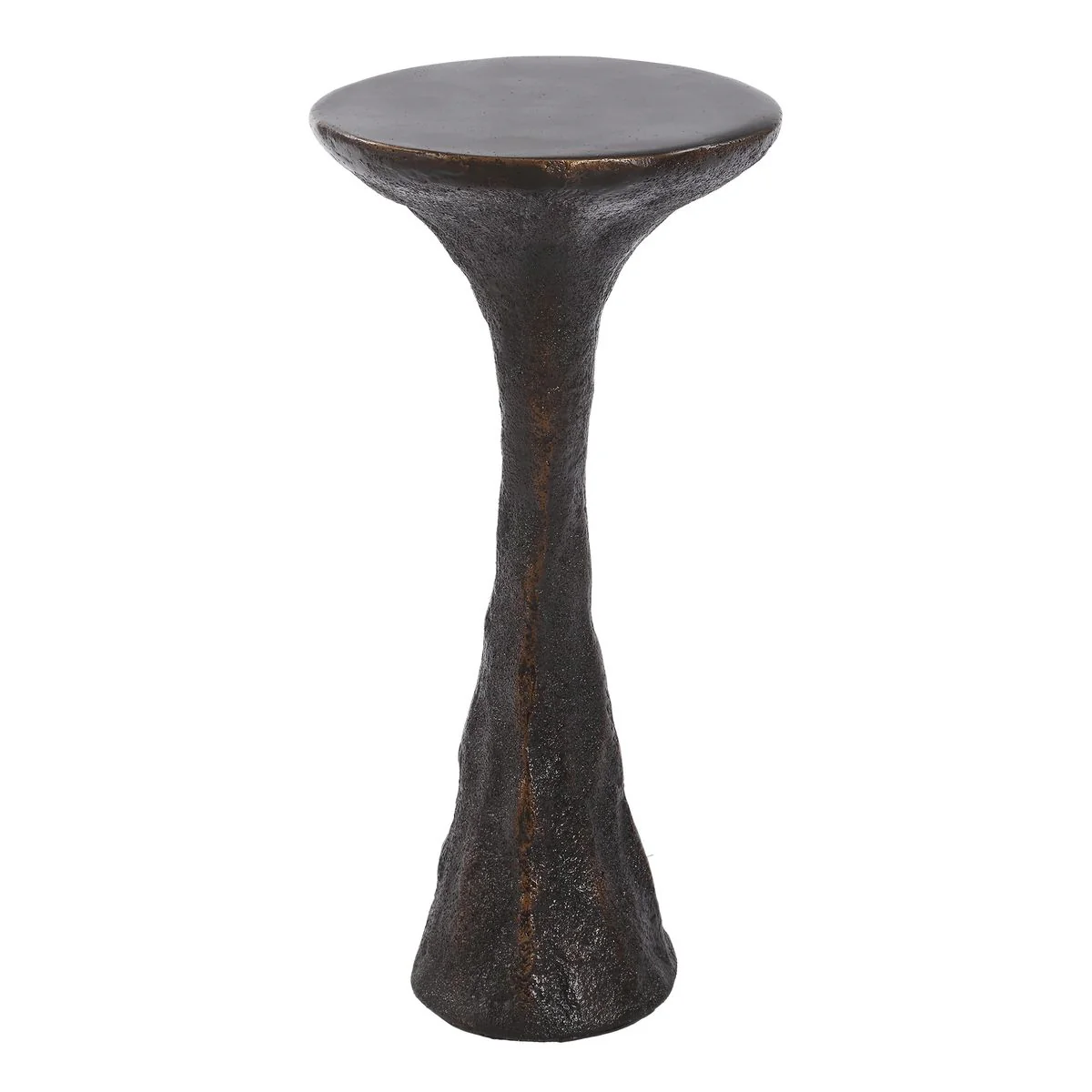 Uttermost Milan Black Concrete Drink Table ~ Indoor and Outdoor Use - Image 4