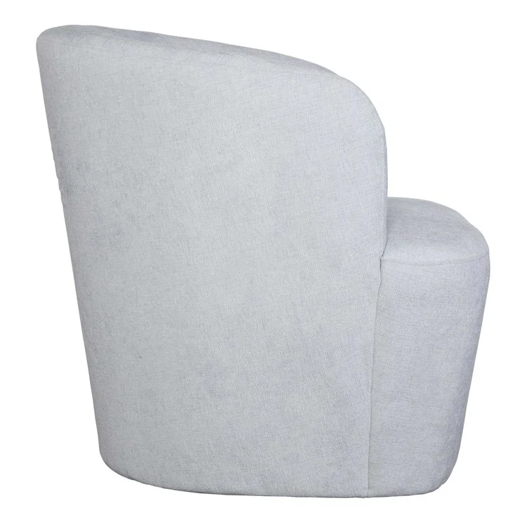 Uttermost Mist Cloud Blue Barrel Swivel Chair - Image 5
