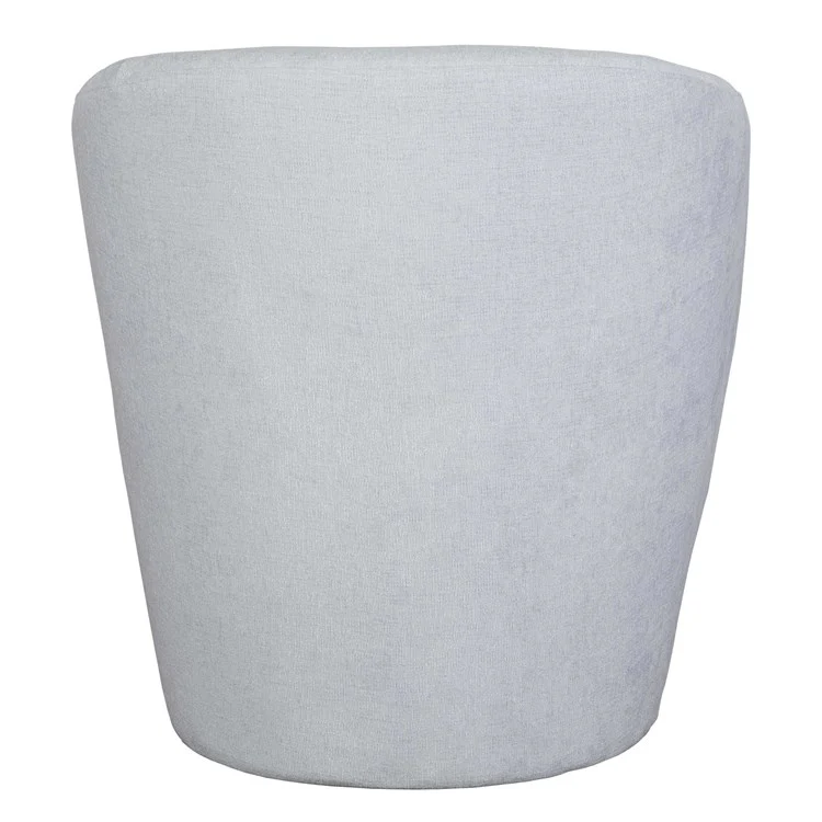 Uttermost Mist Cloud Blue Barrel Swivel Chair - Image 7