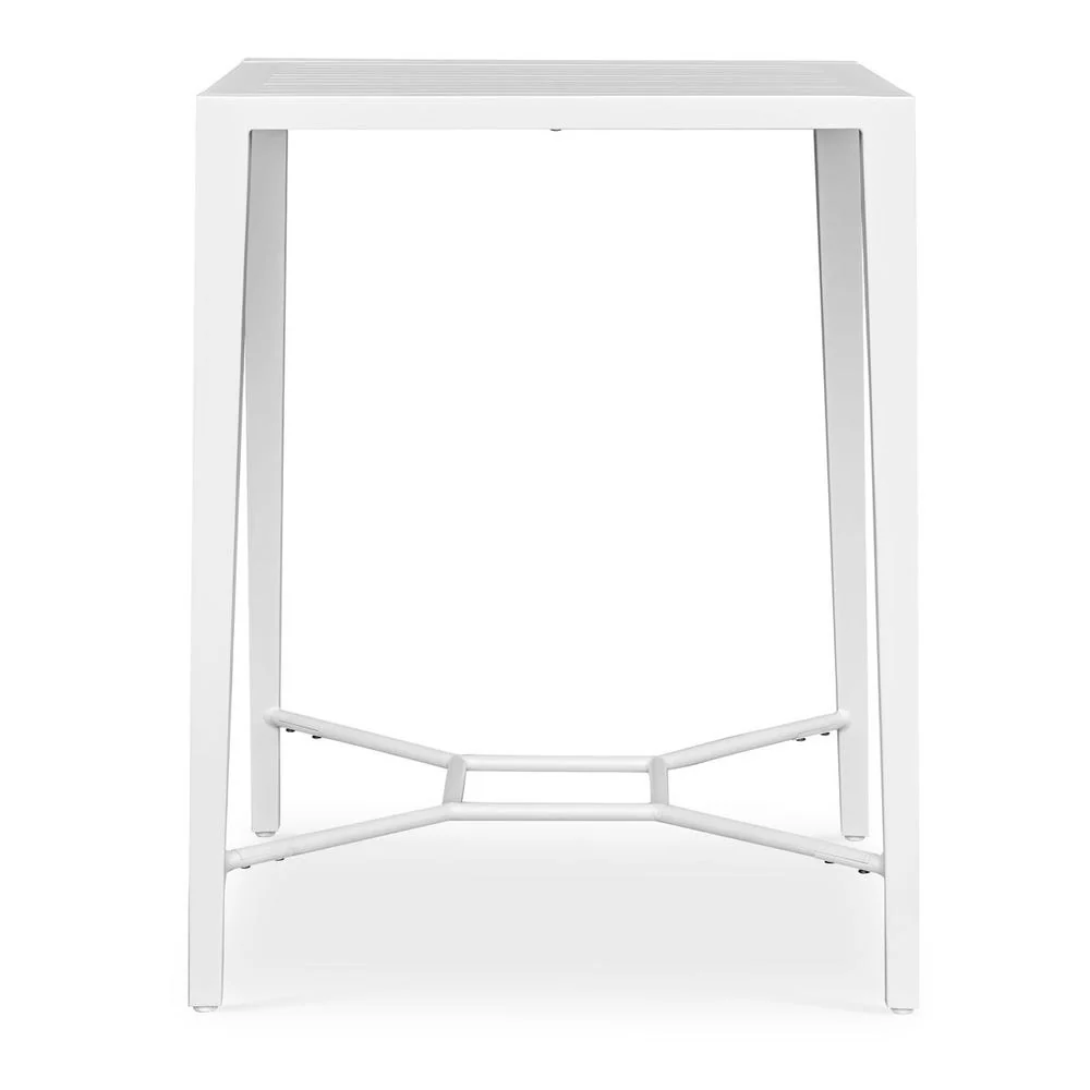 Uttermost Montellano Crisp White Outdoor Bar Table - Image 5