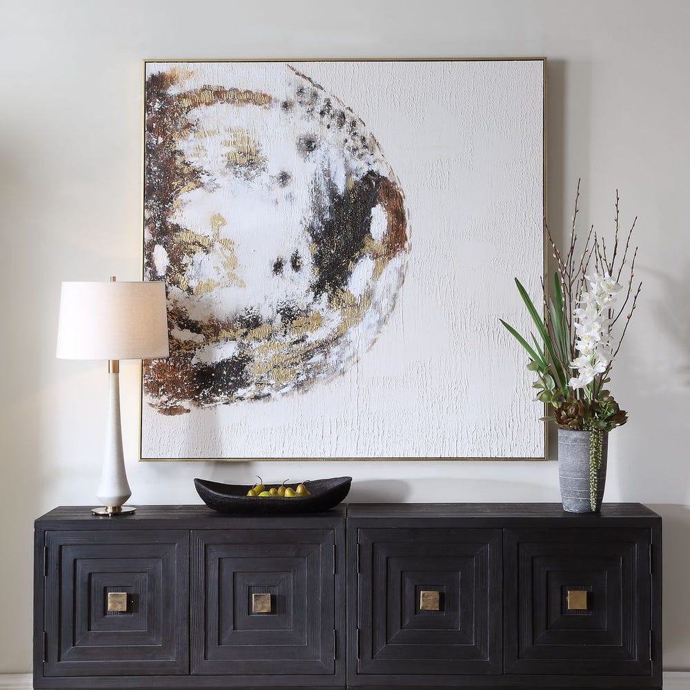 Uttermost Moon Landing Hand Painted Canvas