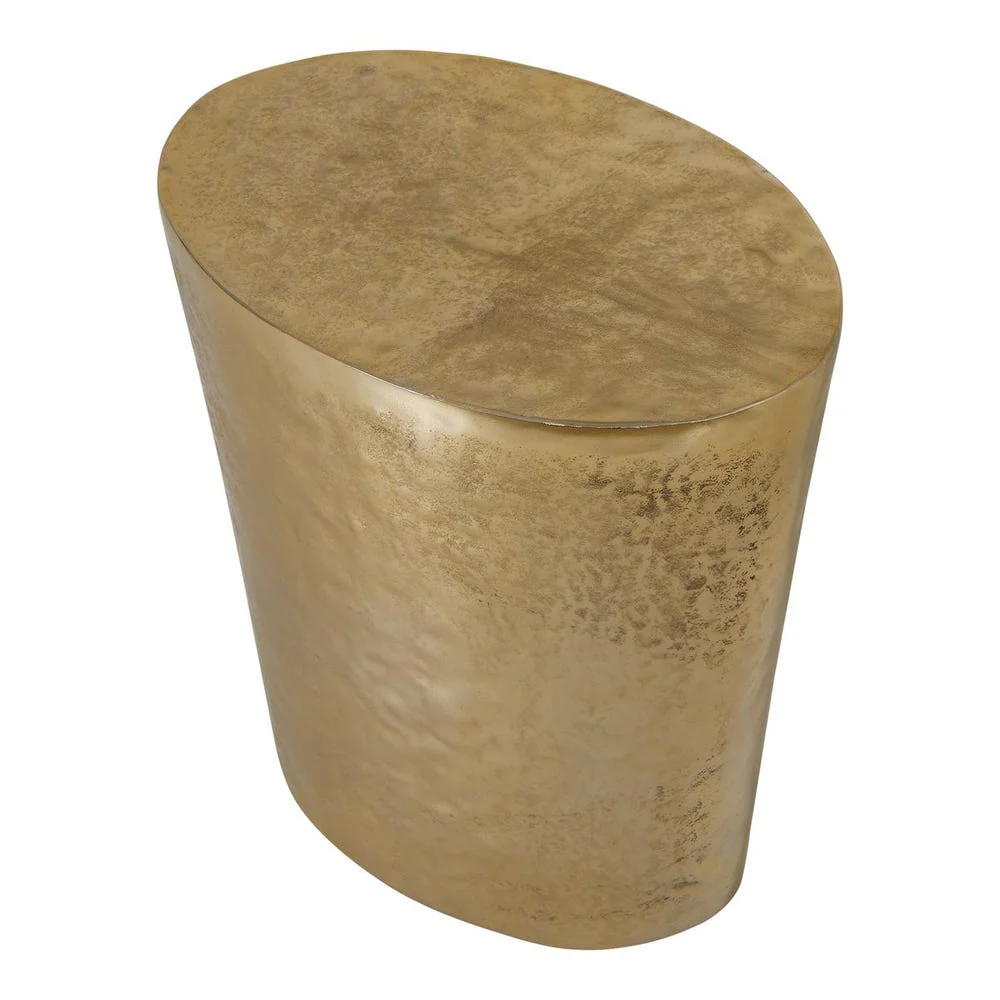 Uttermost Morroni Antique Brass Accent Table - Image 4