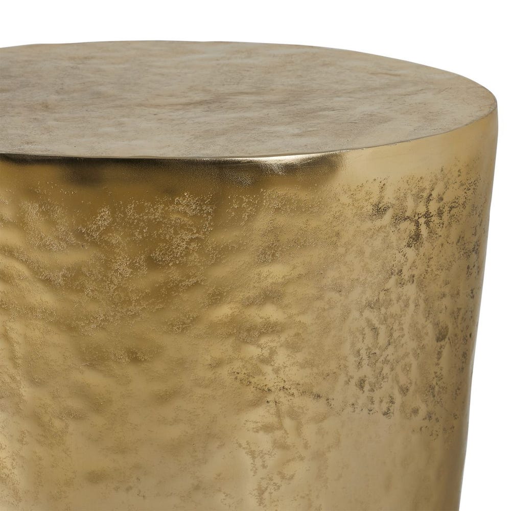 Uttermost Morroni Antique Brass Accent Table - Image 5
