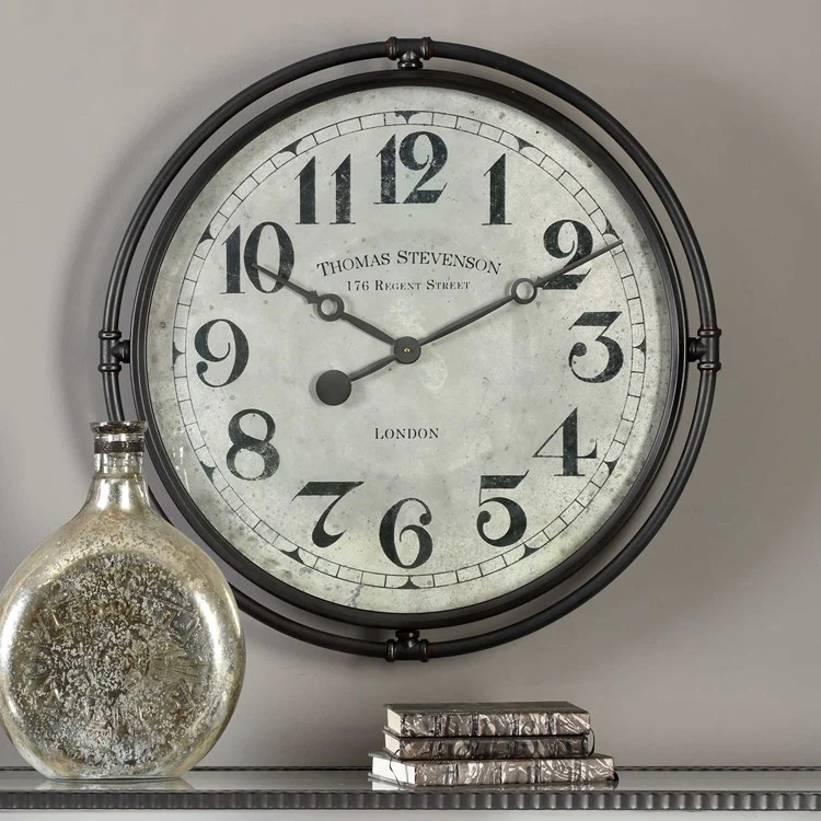 Uttermost Nakul Industrial Wall Clock - Image 3