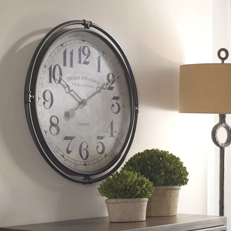 Uttermost Nakul Industrial Wall Clock - Image 4
