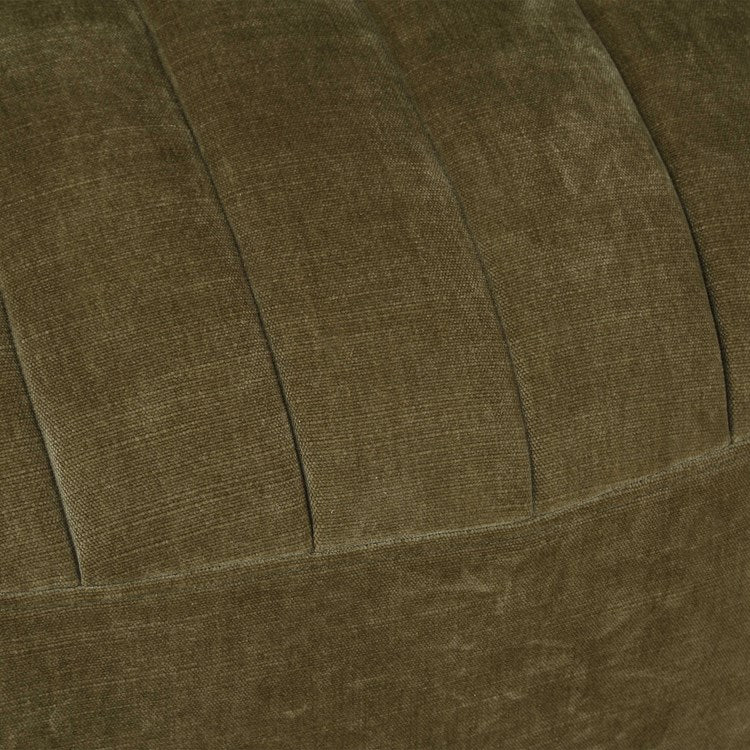 Uttermost Narrows Moss Green Velvet Chenille Channeled Swivel Chair - Image 8