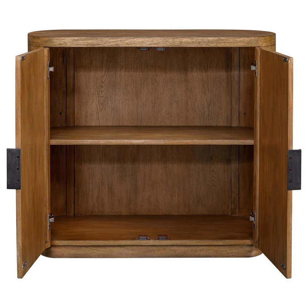 Uttermost Newell Mindi Wood  2- Door Cabinet - Image 6