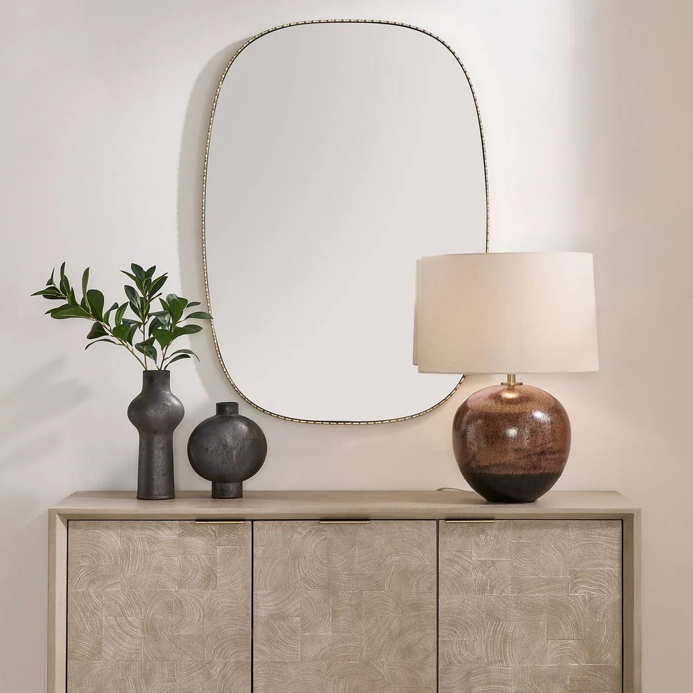 Uttermost Nidia Antique Gold Scalloped Mirror