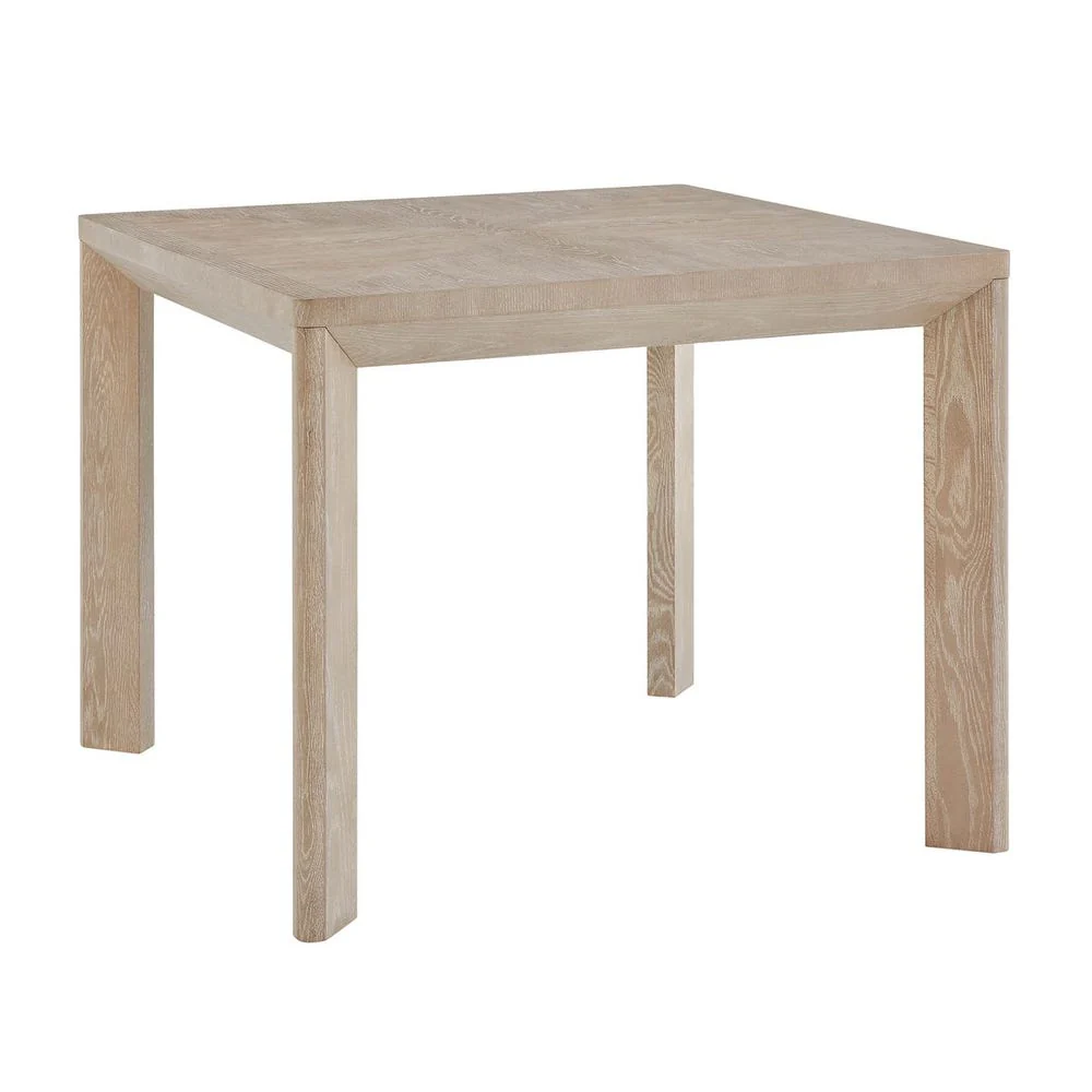 Uttermost Noval Parquet White Oak Game Table - Image 4