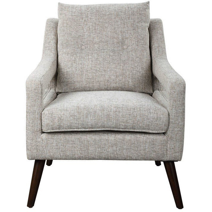 Uttermost O’Brian Natural Stone Linen Contemporary Armchair - Image 2