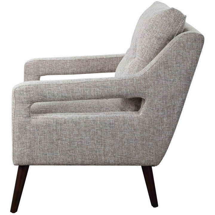 Uttermost O’Brian Natural Stone Linen Contemporary Armchair - Image 5